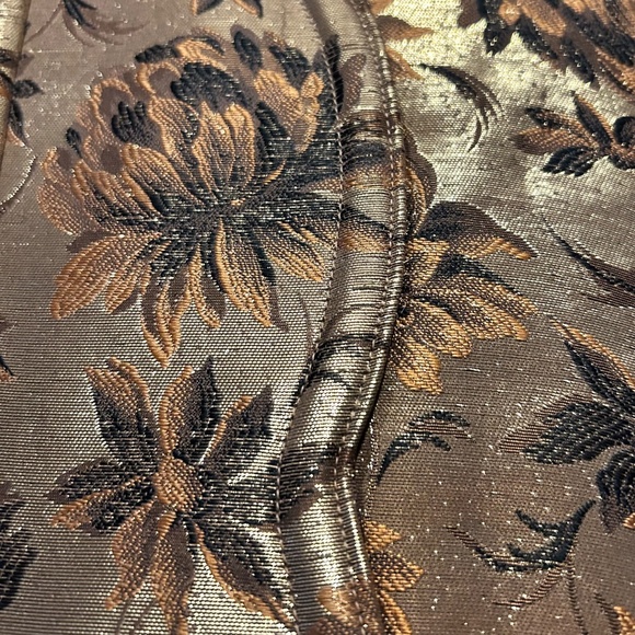 Vintage Mid-Century-Modern Gold Lame Clutch Purse - Picture 4 of 16